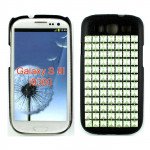 Wholesale Samsung Galaxy S3 3D Mini Studs Case (Teal Silver)